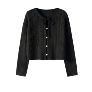 Cozy Bow Cardigan