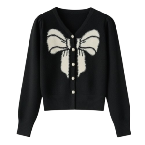 Big Bow Ribbon Cardigan